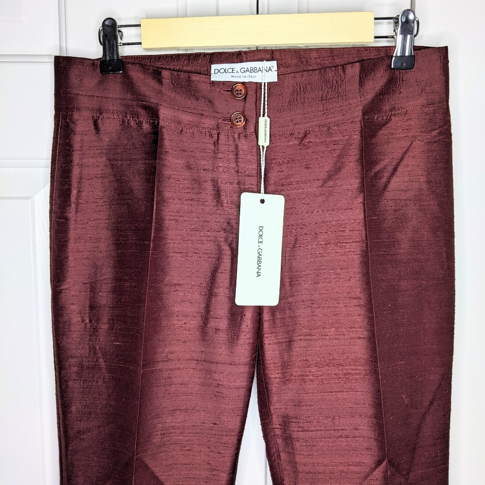 Dolce & Gabbana Silk Pants